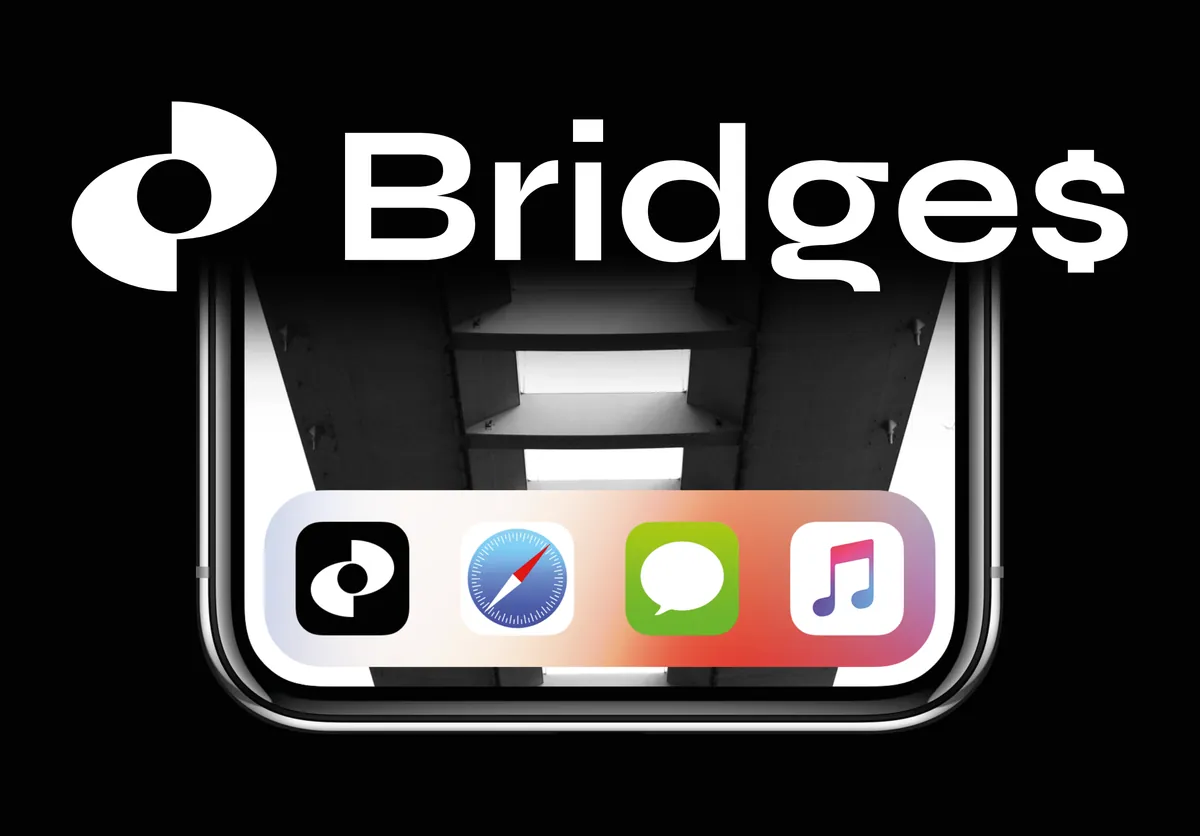 L’icona dell’app Bridge$ sullo schermo di uno smartphone