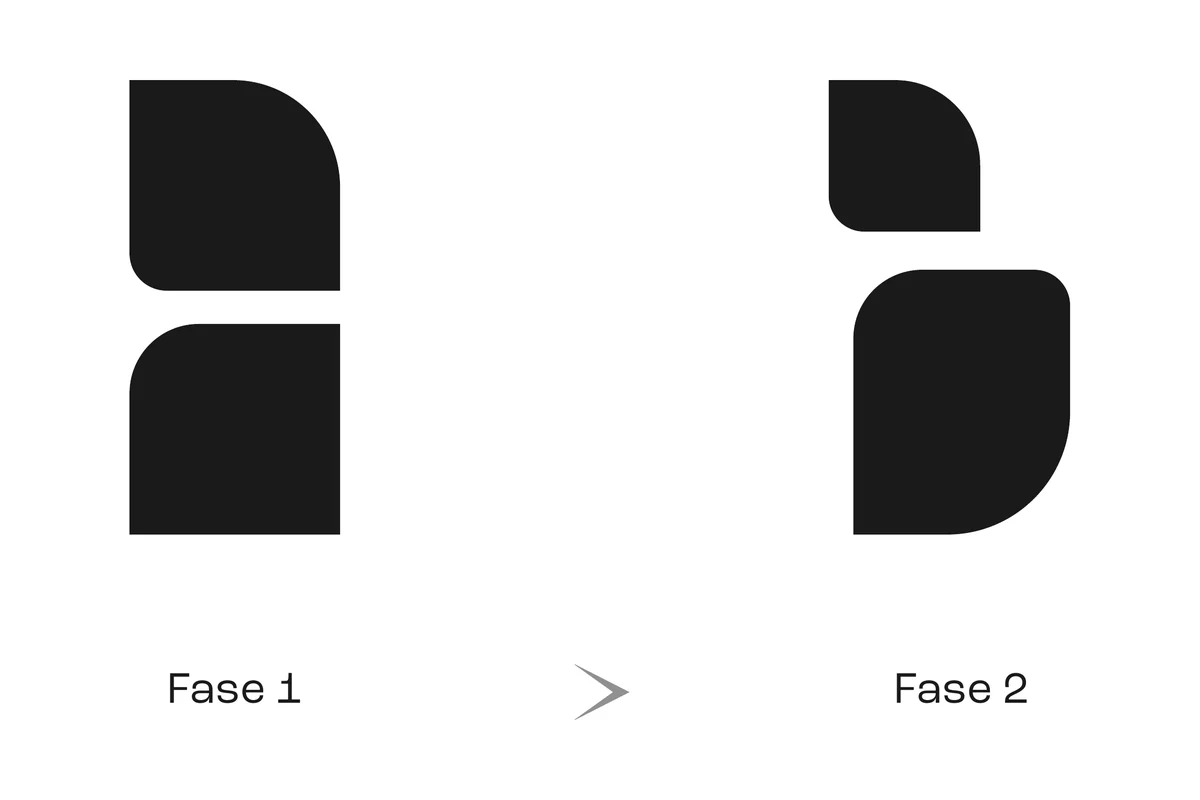 Base grafica: due fasi di semplificazione della forma