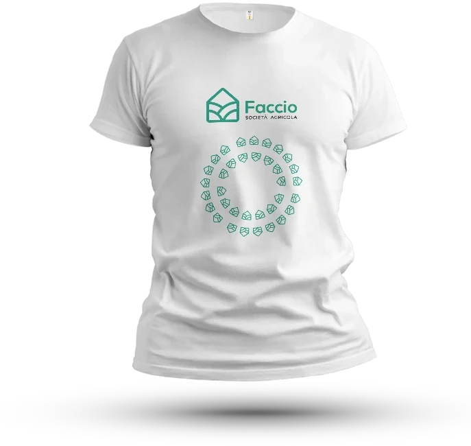 T-shirt con marchio Faccio