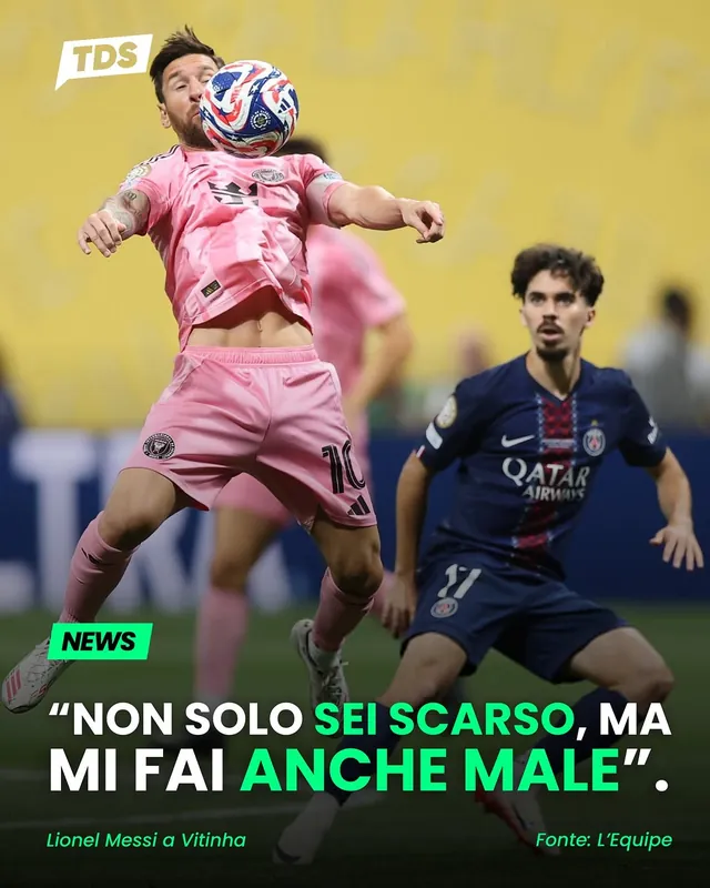 Il post su Messi e Vitinha