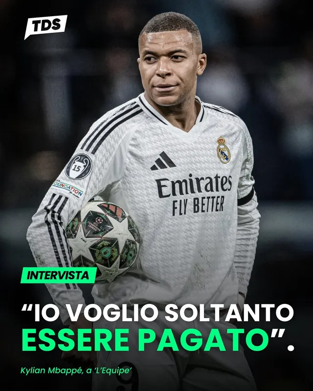 Il post su Mbappé e il PSG